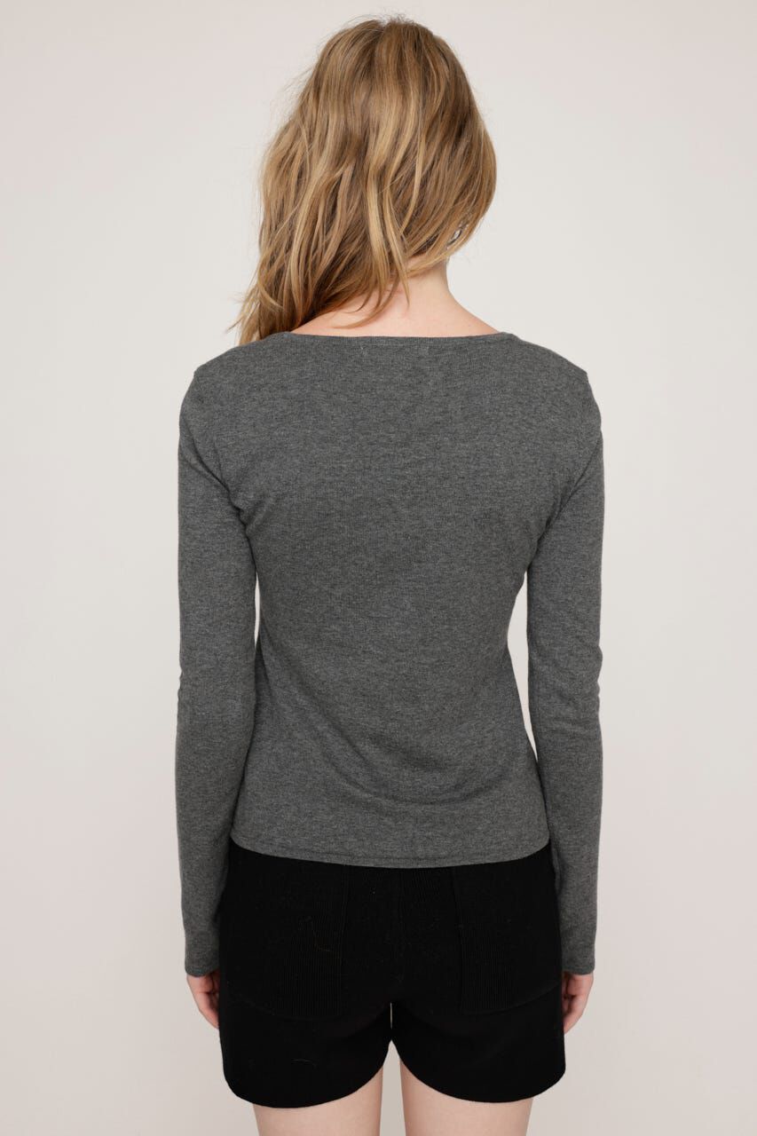 SLY「LACE DOCKING KNIT トップス」|ニット・セーター|