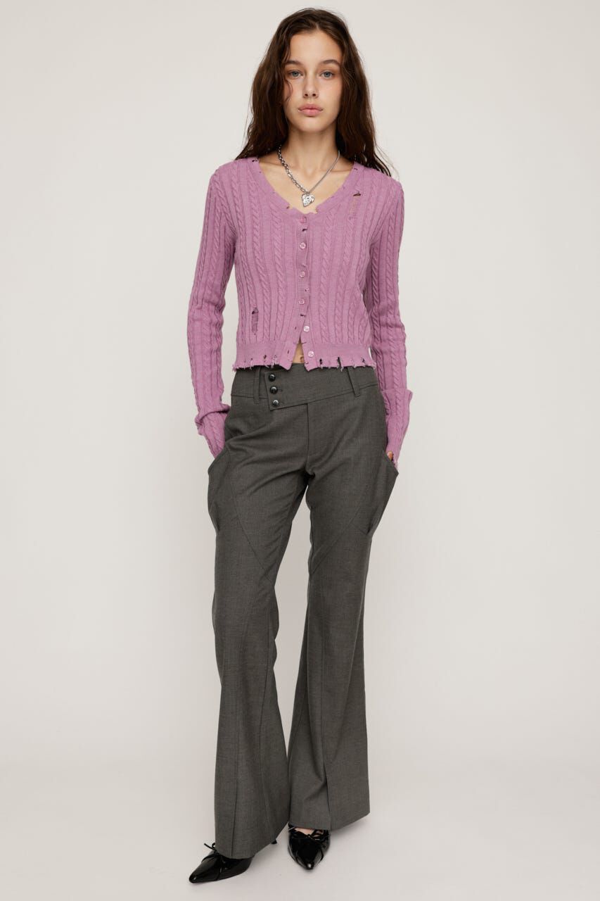 SLY「WIDE BELT FLARE パンツ」|その他|