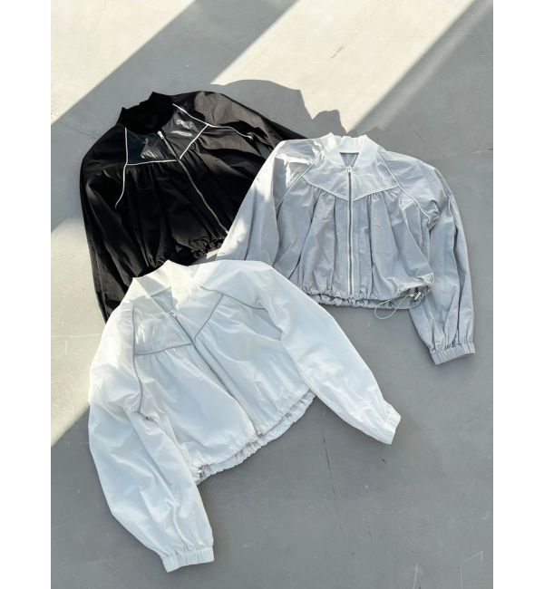 CALNAMUR「SHEER SHORT BLOUSON/シアーショートブルゾン」|ブルゾン・スタジャン|