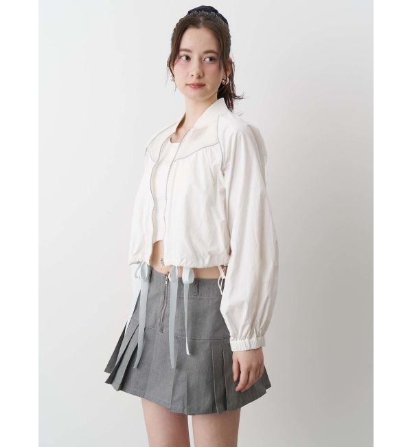 CALNAMUR「SHEER SHORT BLOUSON/シアーショートブルゾン」|ブルゾン・スタジャン|