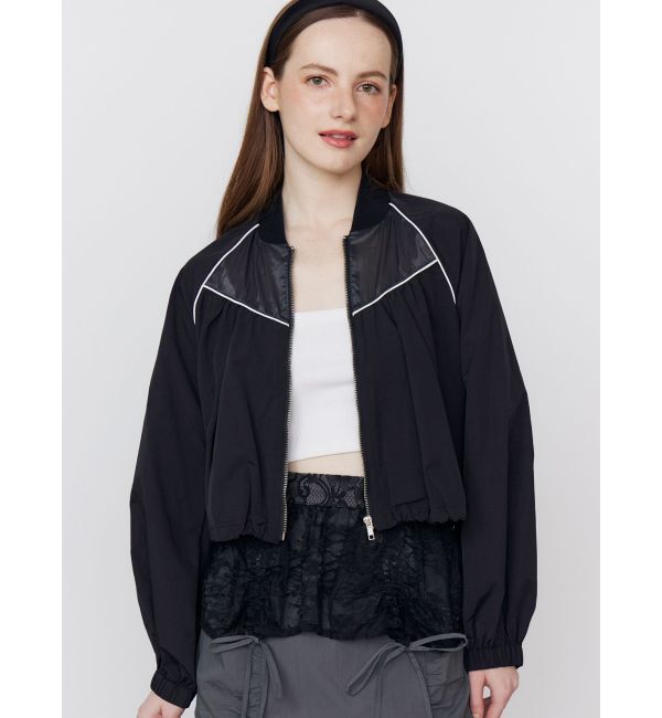 CALNAMUR「SHEER SHORT BLOUSON/シアーショートブルゾン」|ブルゾン・スタジャン|