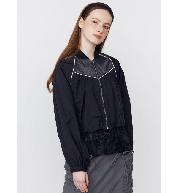 CALNAMUR「SHEER SHORT BLOUSON/シアーショートブルゾン」|ブルゾン・スタジャン|