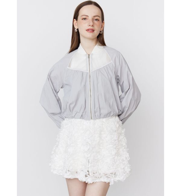 CALNAMUR「SHEER SHORT BLOUSON/シアーショートブルゾン」|ブルゾン・スタジャン|
