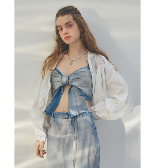 CALNAMUR「SHEER SHORT BLOUSON/シアーショートブルゾン」|ブルゾン・スタジャン|