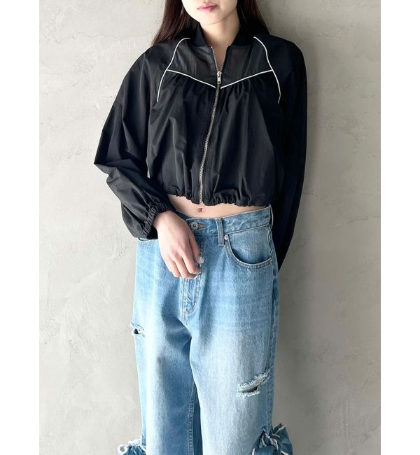 CALNAMUR「SHEER SHORT BLOUSON/シアーショートブルゾン」|ブルゾン・スタジャン|