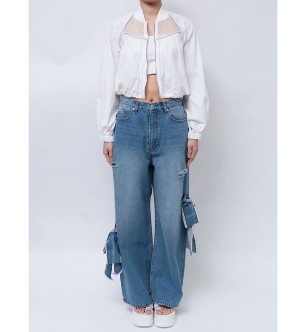 CALNAMUR「SHEER SHORT BLOUSON/シアーショートブルゾン」|ブルゾン・スタジャン|