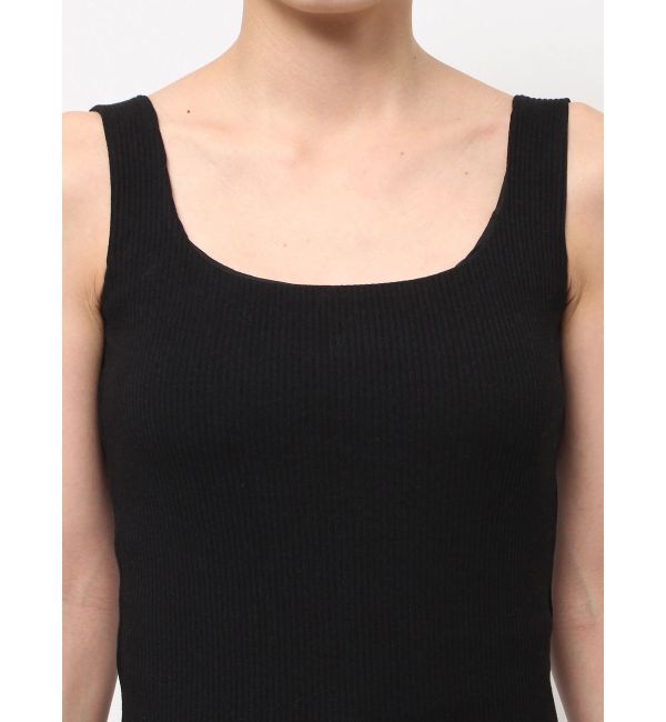 ELENDEEK「SQUARE NECK PAD TANK」|タンクトップ|
