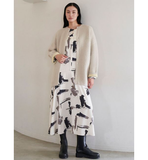 ELENDEEK「CN RACCOON MIX WCD」|カーディガン|