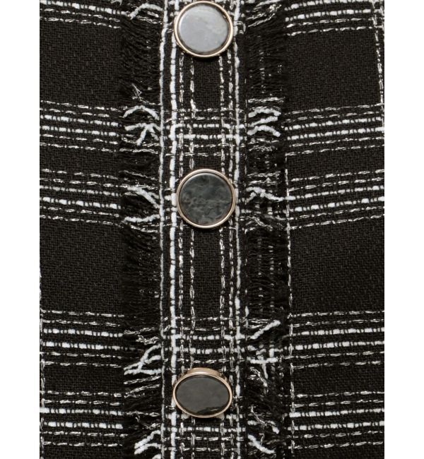 RESEXXY「ツイードコンパクトブラウス【セットアップ着用可能】」|シャツ・ブラウス|