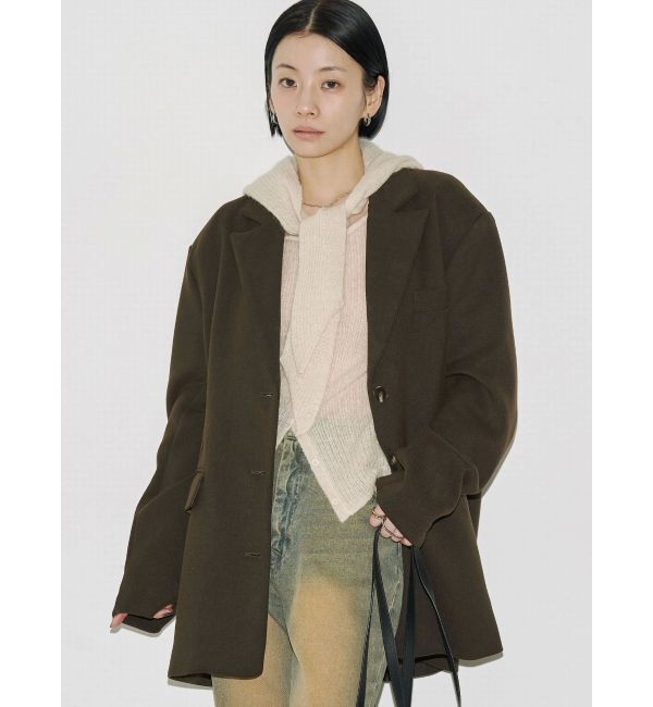 EMODA「【VEQUM】BOX WIDE JACKET」|テーラードジャケット|