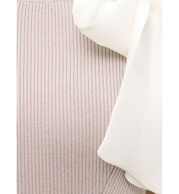 MERCURYDUO「ワンショルリボンティアードニットワンピース」|ワンピース|