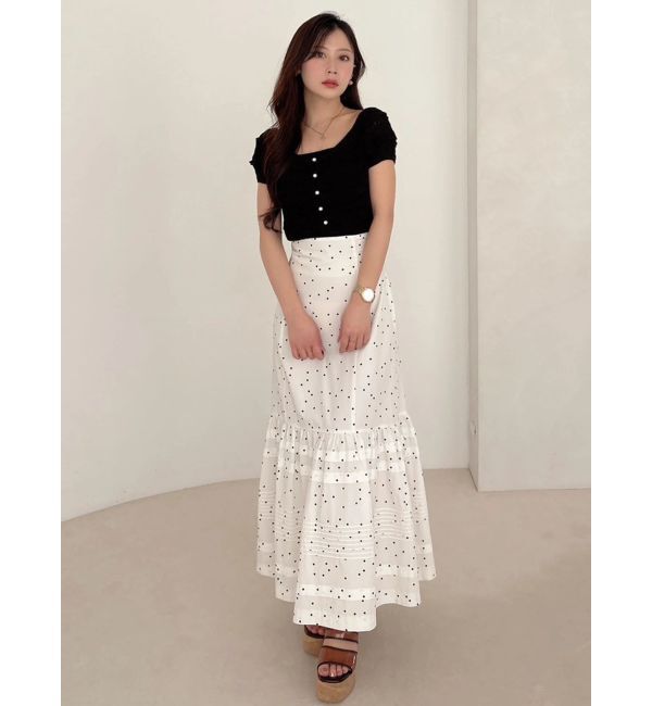 MERCURYDUO「タックティアードスカート」|スカート|