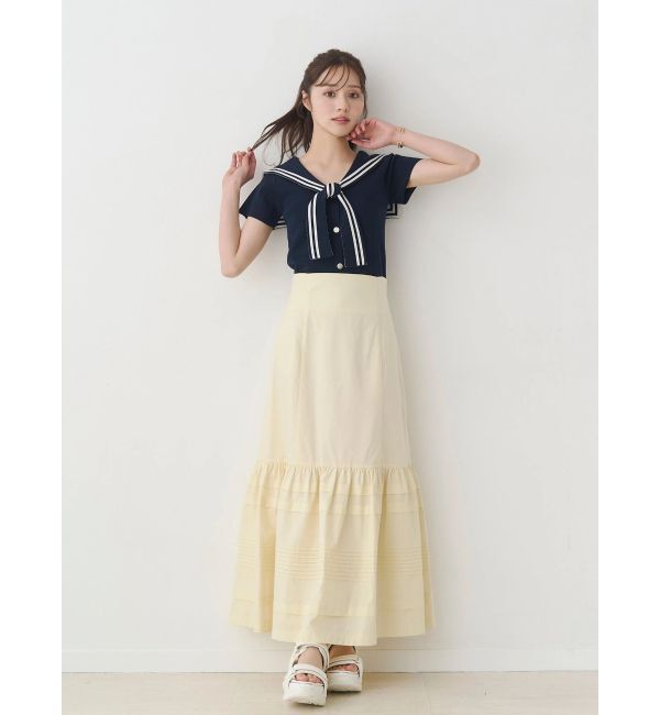 MERCURYDUO「タックティアードスカート」|スカート|