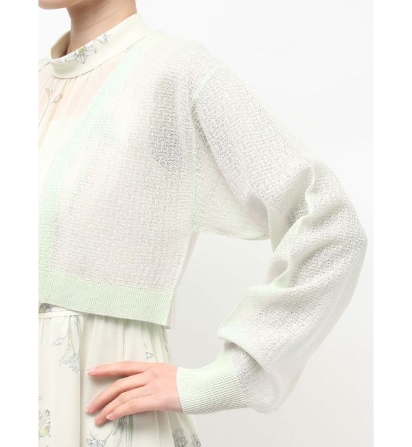 MERCURYDUO「シアーボレロカーディガン」|カーディガン|
