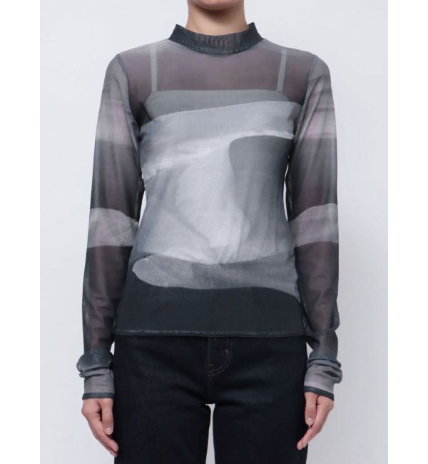 MURUA「Sceneryプリントシアートップス」|Tシャツ・カットソー|