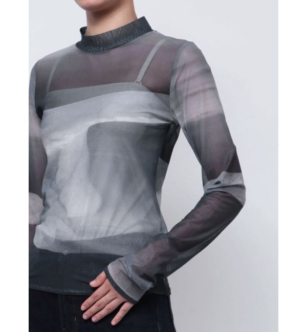 MURUA「Sceneryプリントシアートップス」|Tシャツ・カットソー|