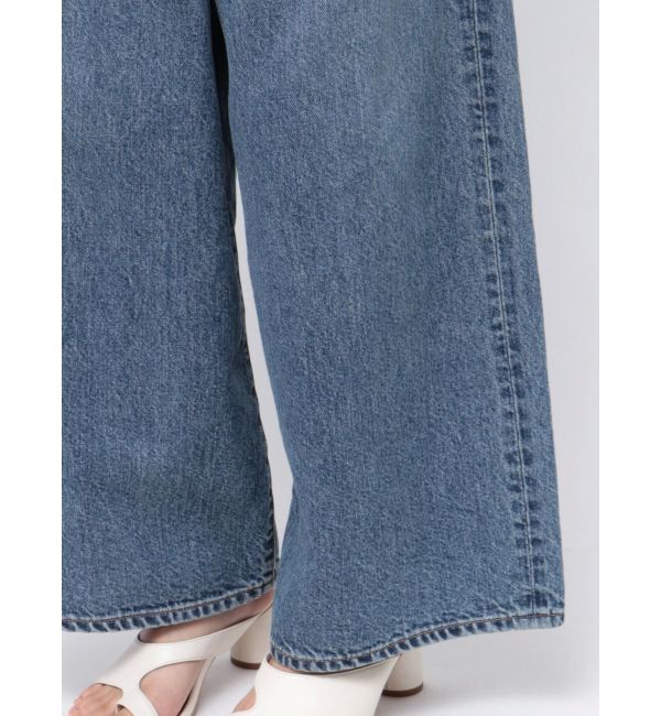 Ungrid「ラップデザインルーズデニム」|デニム|