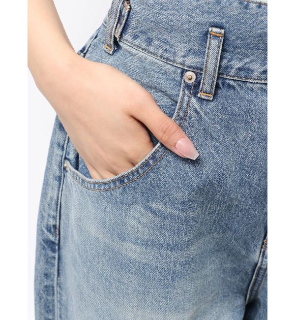 Ungrid「ウエストデザインルーズデニム」|デニム|