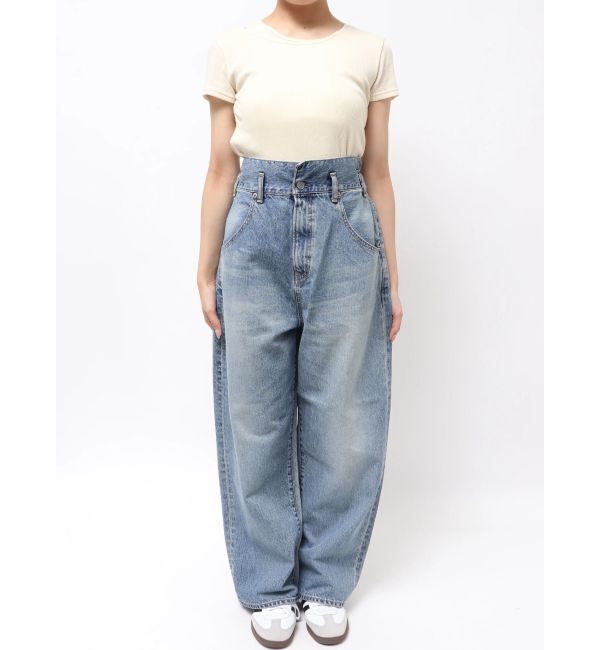 Ungrid「ウエストデザインルーズデニム」|デニム|