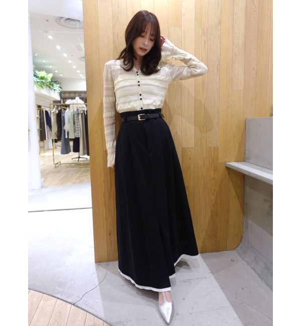 LAGUNAMOON「シアーボーダーカーデプルオーバー」|ニット・セーター|