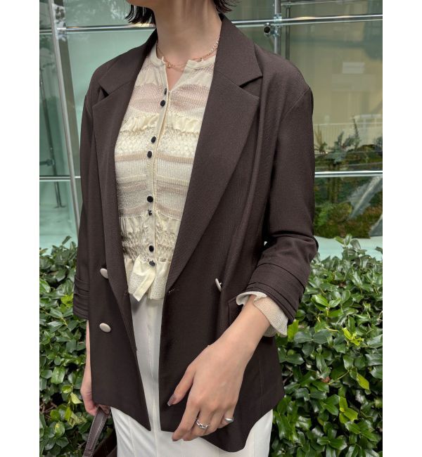 LAGUNAMOON「シアーボーダーカーデプルオーバー」|ニット・セーター|