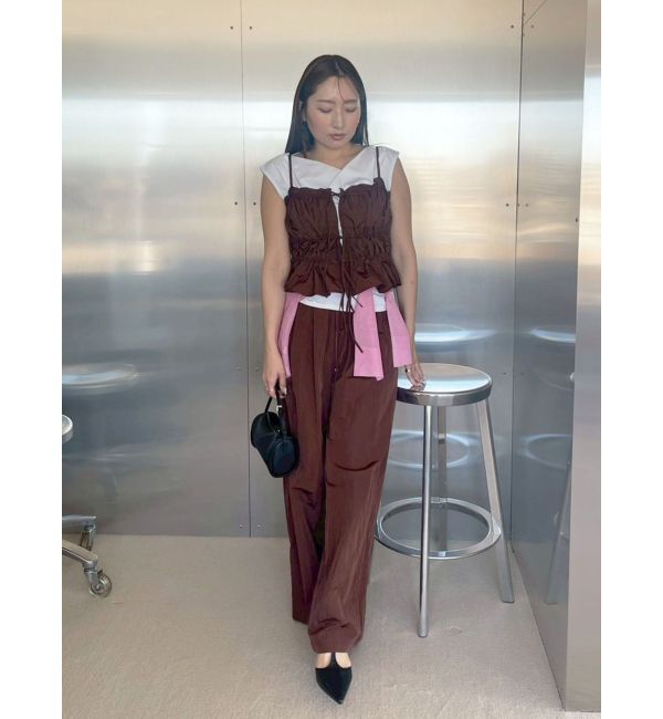 LAGUNAMOON「メタルボタンシアーニットカーディガン」|カーディガン|