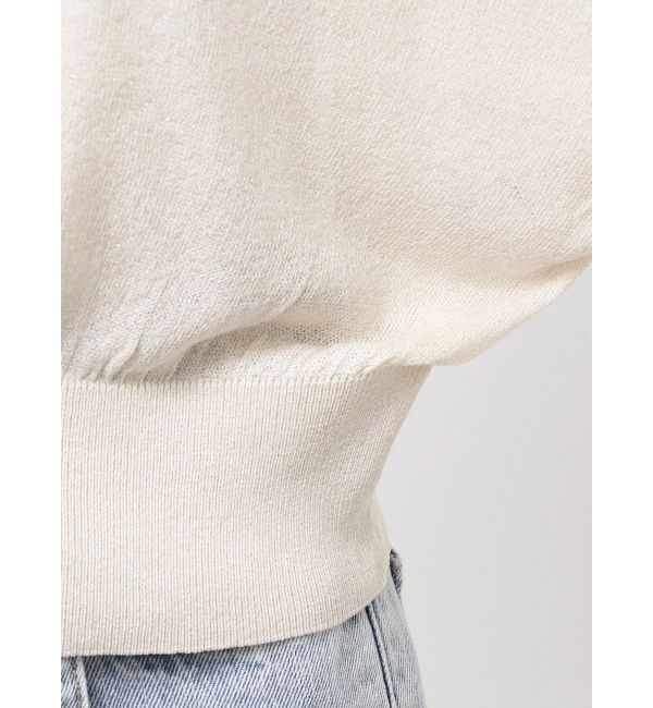 LAGUNAMOON「2WAYラメシアーニットカーディガン」|カーディガン|