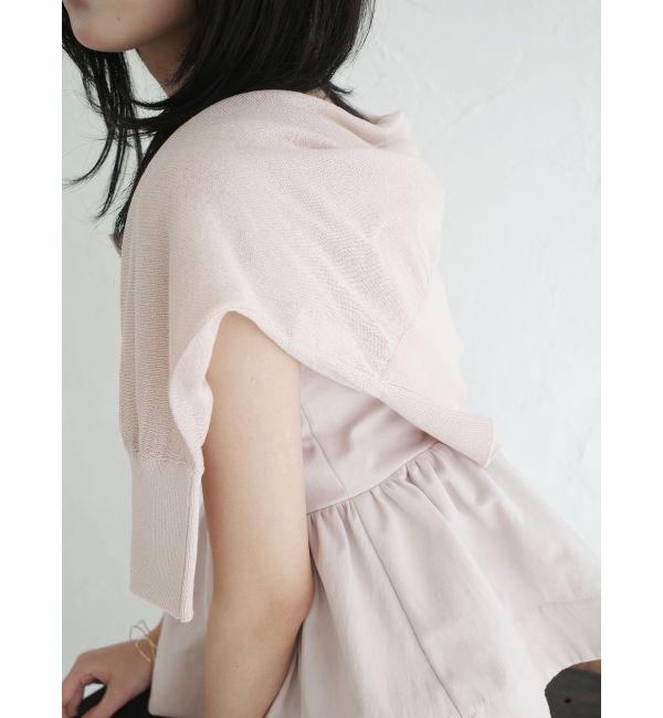 LAGUNAMOON「2WAYラメシアーニットカーディガン」|カーディガン|