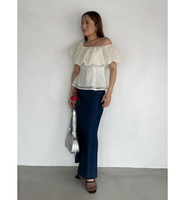 LAGUNAMOON「オフショルペプラムブラウス」|シャツ・ブラウス|