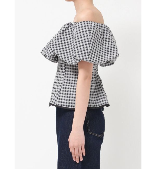 LAGUNAMOON「オフショルペプラムブラウス」|シャツ・ブラウス|