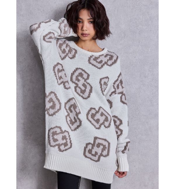 GYDA「GG FRAME ニットトップス」|ニット・セーター|