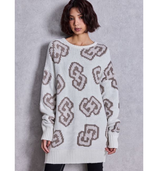 GYDA「GG FRAME ニットトップス」|ニット・セーター|