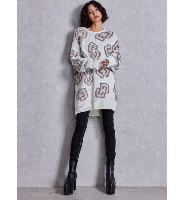 GYDA「GG FRAME ニットトップス」|ニット・セーター|