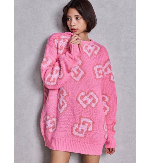 GYDA「GG FRAME ニットトップス」|ニット・セーター|