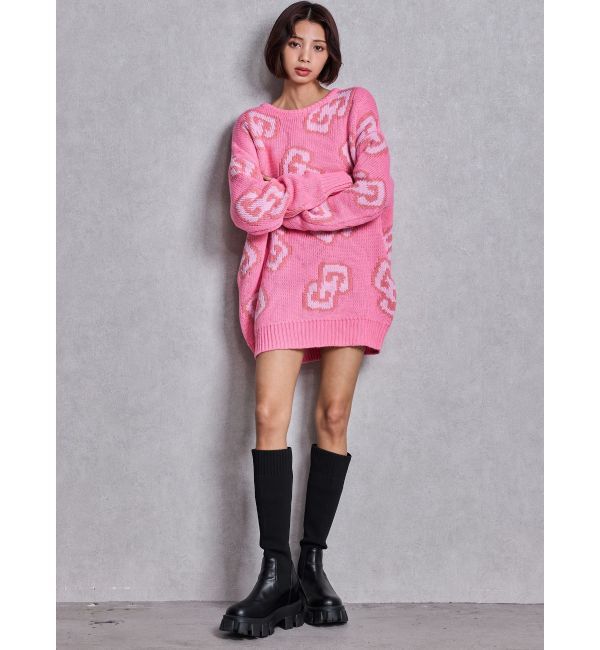 GYDA「GG FRAME ニットトップス」|ニット・セーター|