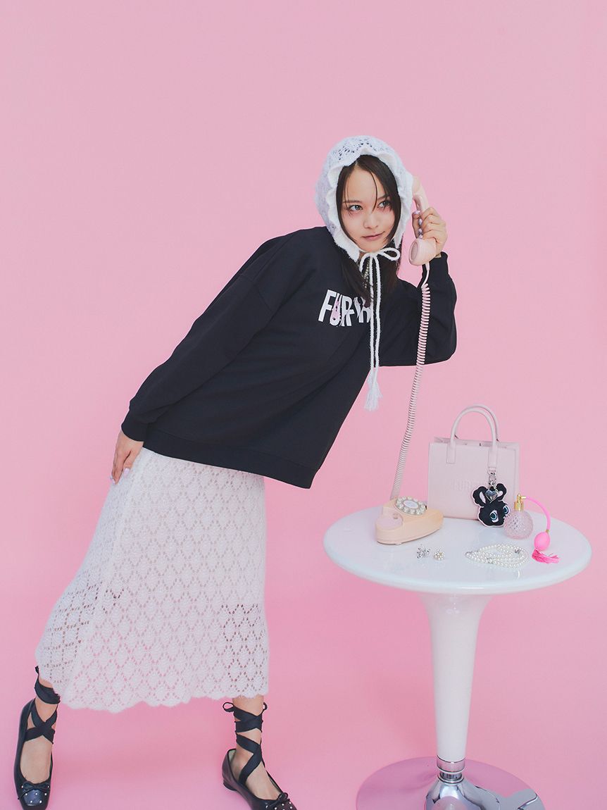 FURFUR「リボンモチーフパールネックレス」|ネックレス|