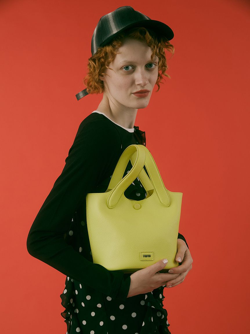 FURFUR「【WEB限定カラー】ロゴカシメバケットバッグ」|ハンドバッグ|