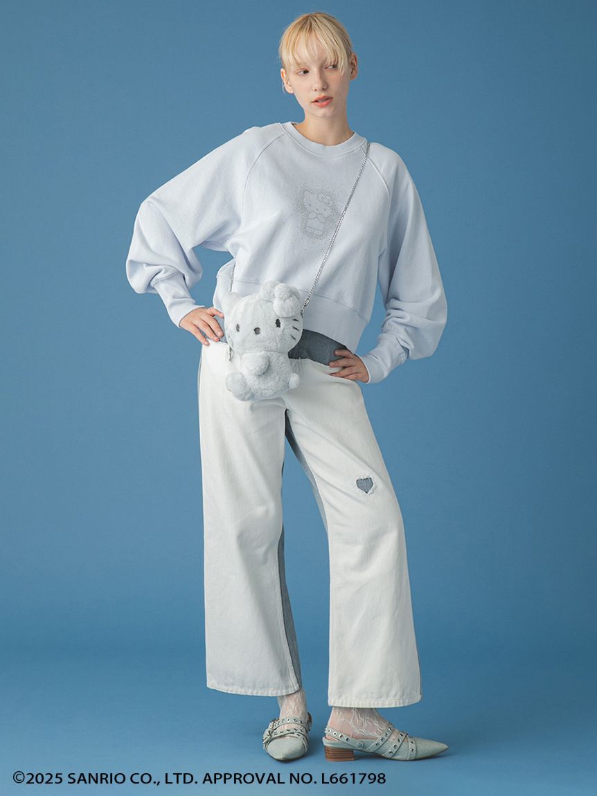 FURFUR「【WEB・一部店舗限定カラー】HELLO KITTYクリスタルスウェット」|スウェット・ジャージ|