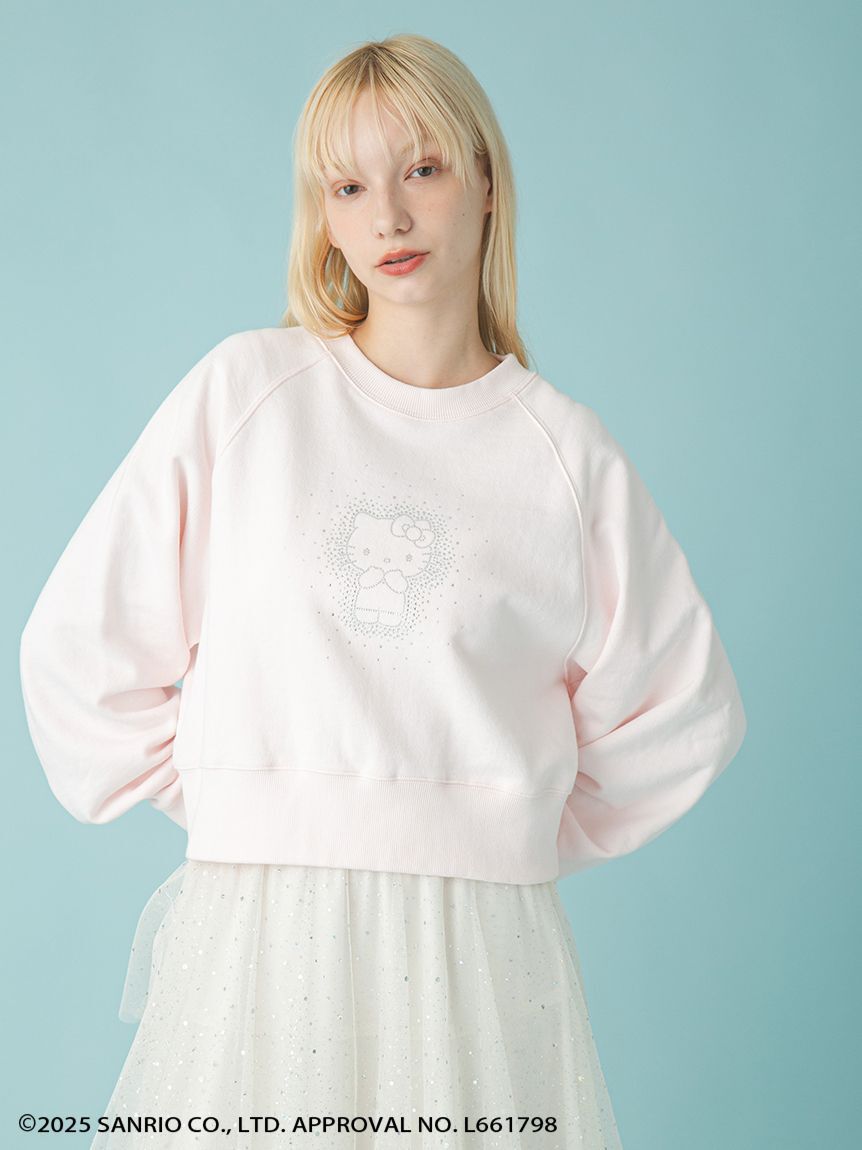 FURFUR「【WEB・一部店舗限定カラー】HELLO KITTYクリスタルスウェット」|スウェット・ジャージ|LPNK