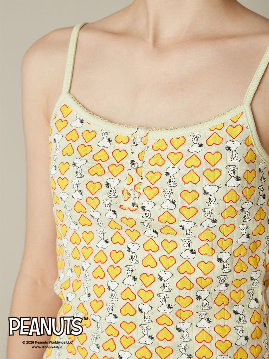 FURFUR「スヌーピーコラボ総柄キャミソール」|キャミソール|