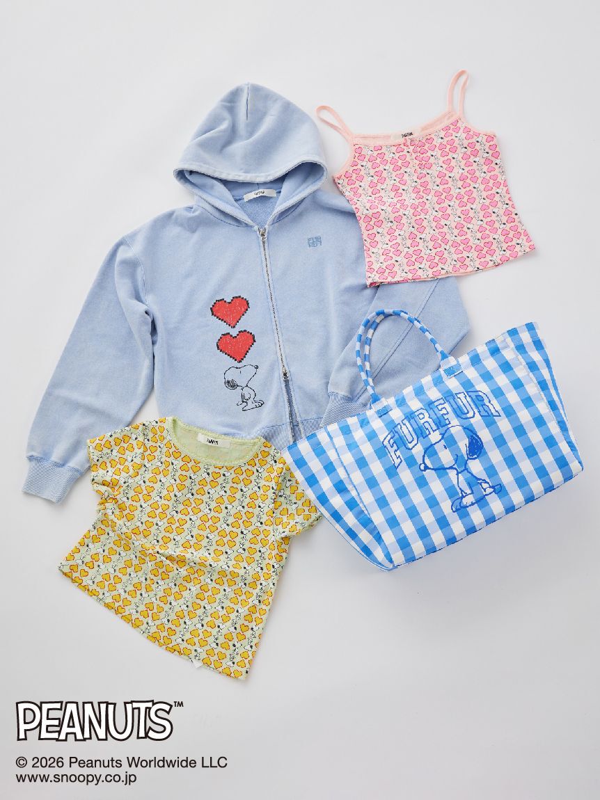 FURFUR「スヌーピーコラボ総柄キャミソール」|キャミソール|