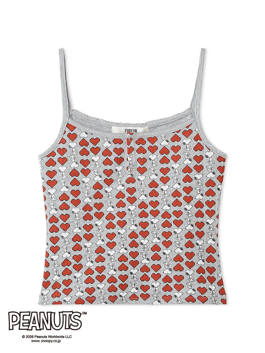 FURFUR「スヌーピーコラボ総柄キャミソール」|キャミソール|