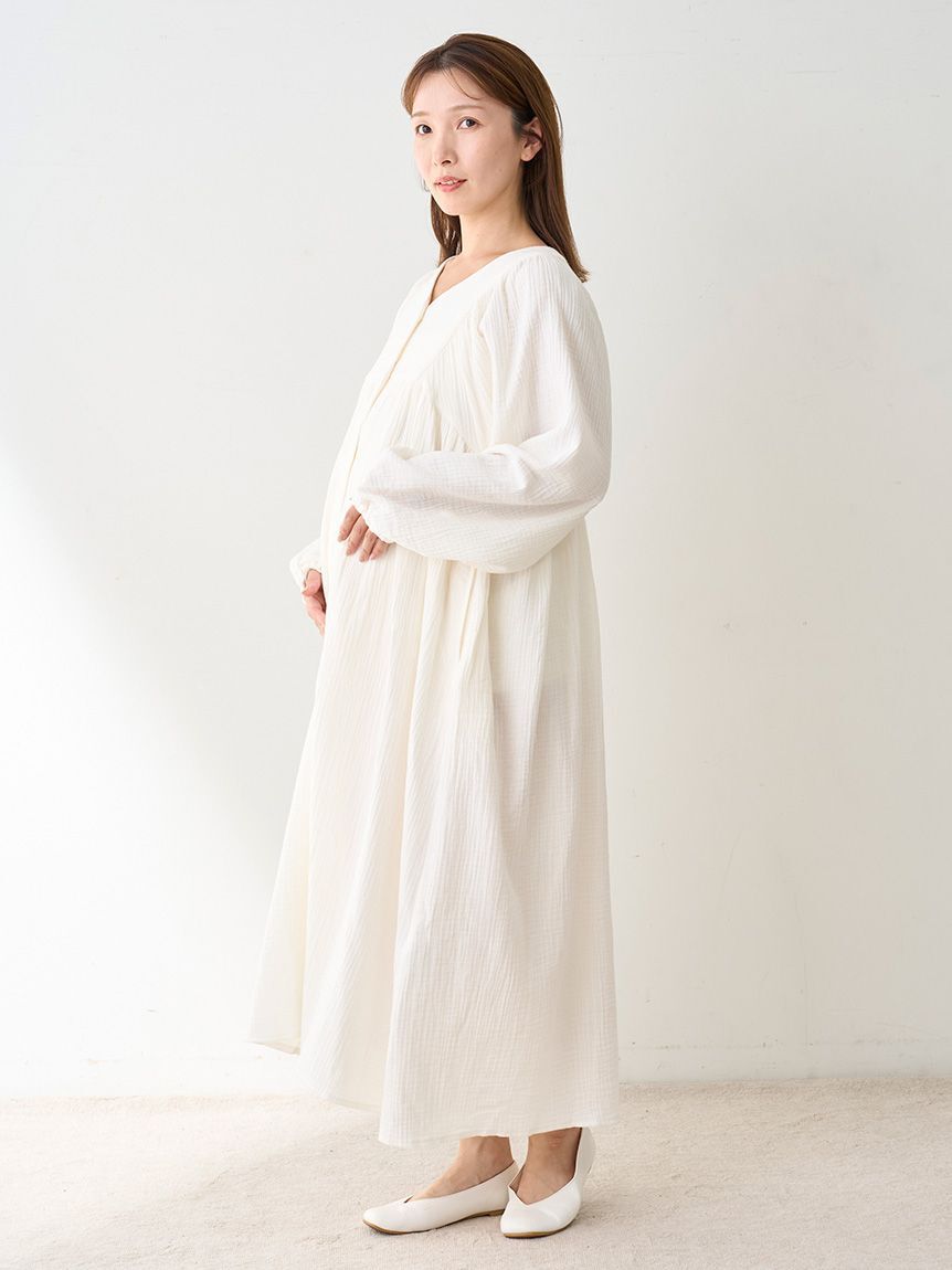 GELATO PIQUE KIDS & BABY「マタニティガーゼワンピース」|マタニティ・ママグッズ|