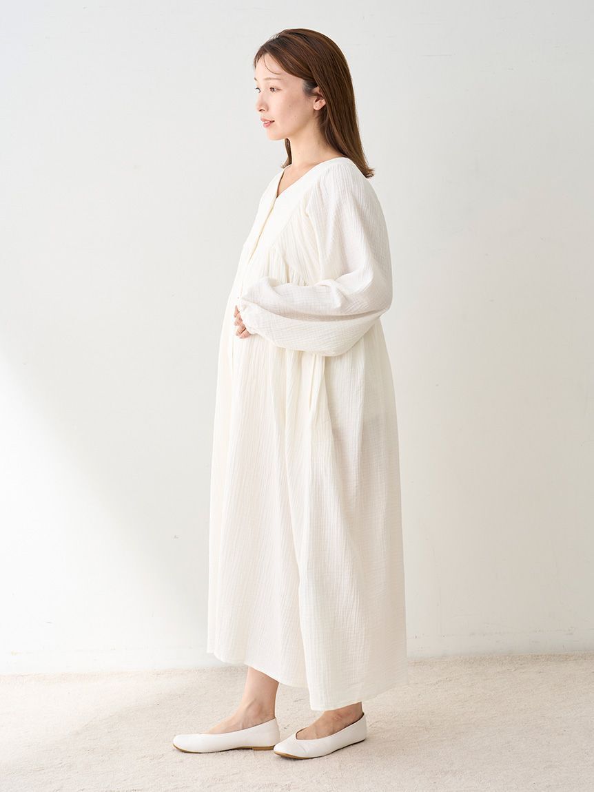 GELATO PIQUE KIDS & BABY「マタニティガーゼワンピース」|マタニティ・ママグッズ|