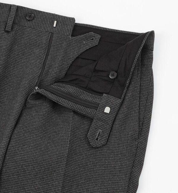MACKINTOSH PHILOSOPHY「トロッター トラウザーズ#051 ストレッチドビー/千鳥」|スラックス|