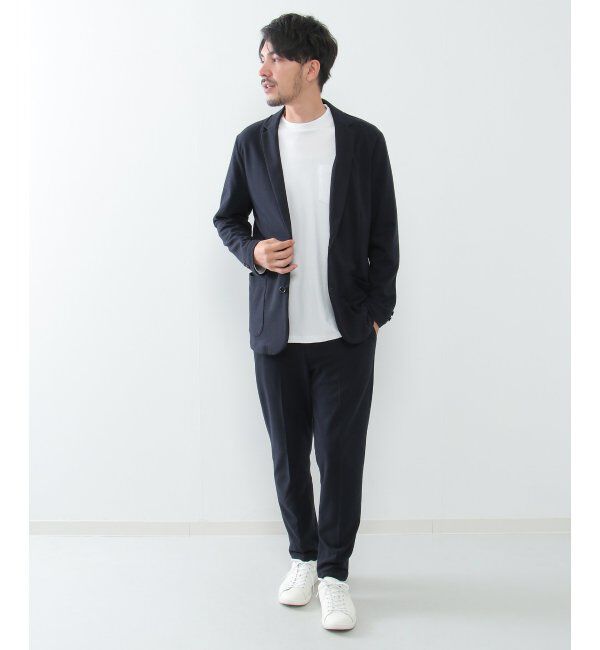 IKKA LOUNGE「イージーケア起毛テーラードジャケット」|テーラードジャケット|