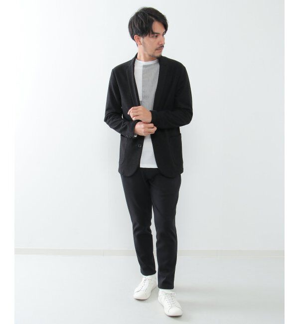 IKKA LOUNGE「イージーケア起毛テーラードジャケット」|テーラードジャケット|