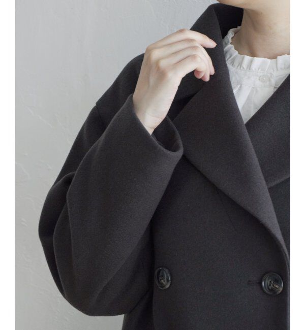 ikka「らく軽ストレッチメルトンチェスターコート」|その他|