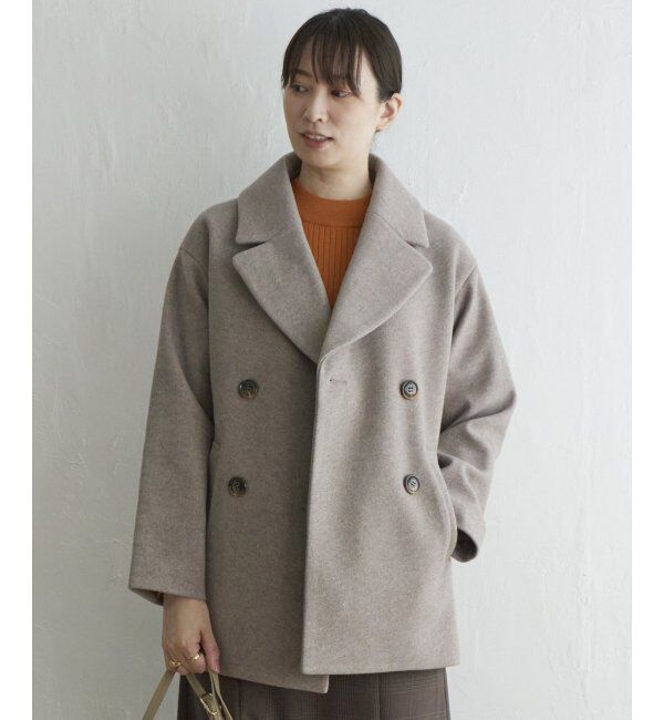 ikka「らく軽ストレッチメルトンチェスターコート」|その他|