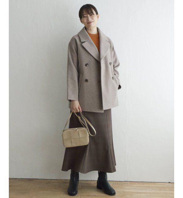 ikka「らく軽ストレッチメルトンチェスターコート」|その他|